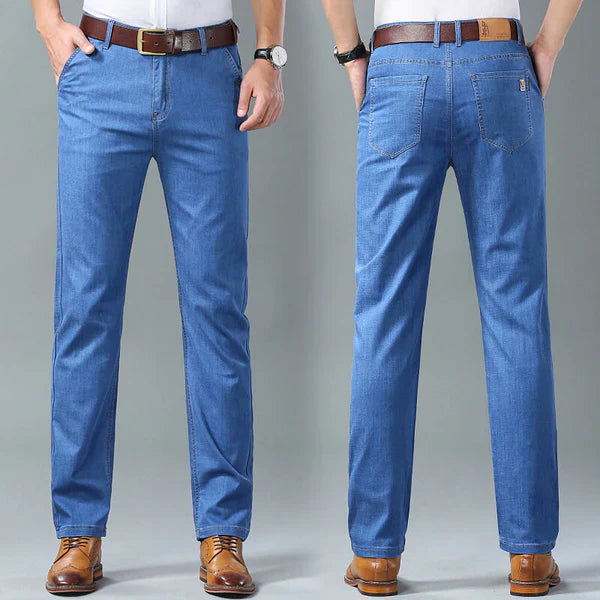 Fortiva Elastic Straight-Leg Jeans