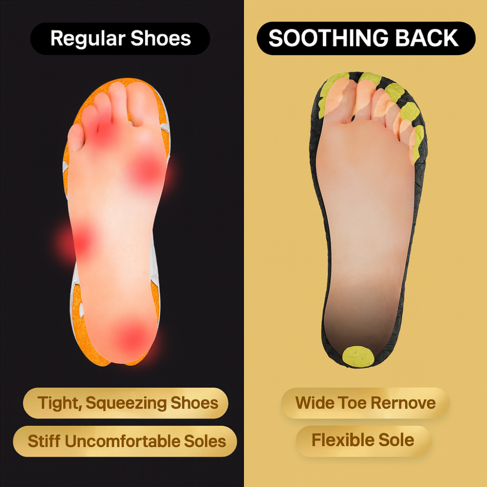 SoothingStep™ – Barefoot Shoes for Back Relief and Comfort