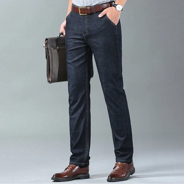 Fortiva Elastic Straight-Leg Jeans