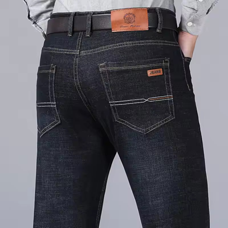 Fortiva Elastic Straight-Leg Jeans