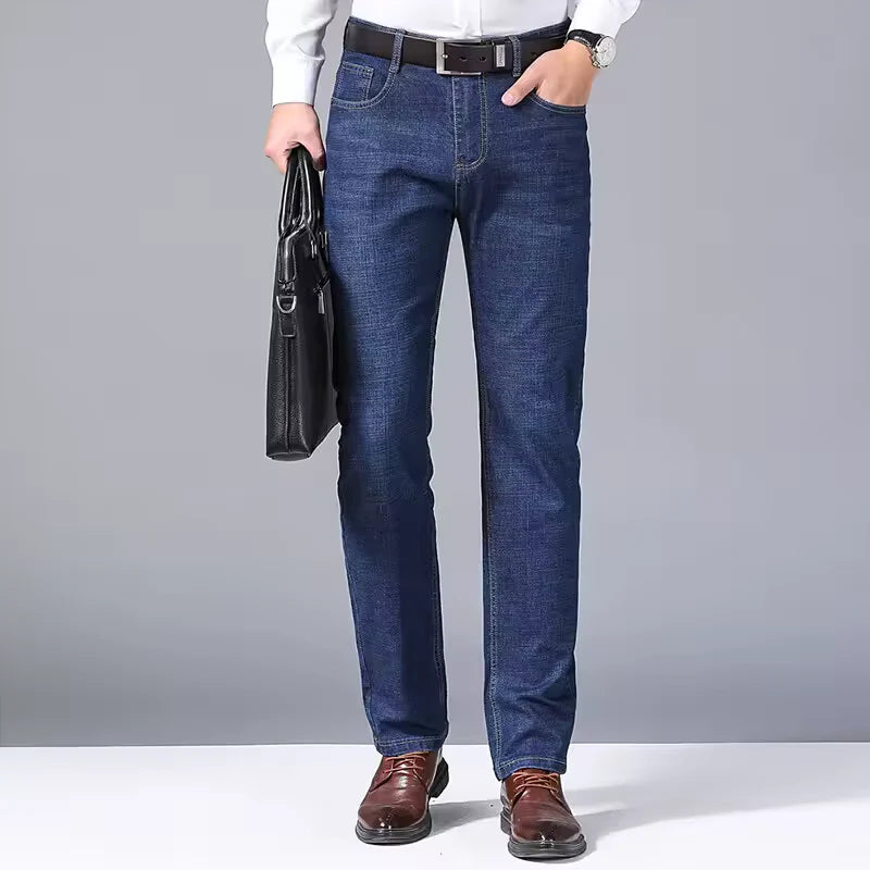 Fortiva Elastic Straight-Leg Jeans