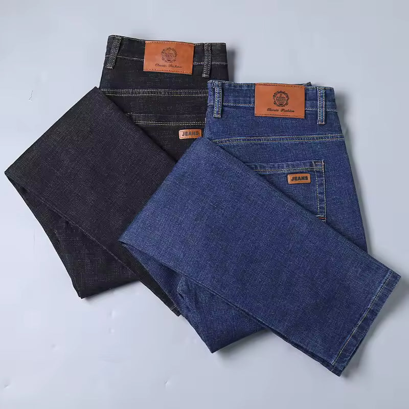 Fortiva Elastic Straight-Leg Jeans